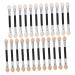 VINTORKY 24pcs Latex Eye Shadow Stick Makeup Applicator Sticks Makeup Eyeshadow Women Makeup Brush Plastic