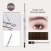 Eyebrow Pencil Eyebrow Makeup | Eyebrow Makeup for Strong Shape and Silky Color Double Head Design Eyebrow Pencil for Parties and Daily Use Pochy 05 Gray Brown - Buy Online on GoSupps.com