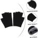 Ipetboom 2 Pairs Half Finger Moisturizing Gloves Cosmetic Gloves Fingerless Gel Gloves Knit Mittens Womens Winter Gloves Dry Hand Gloves Spa Miss Touch Screen Plant Essential Oil - Buy Online on GoSupps.com