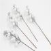 12 Glitter Silver Artificial Berry Stems for Christmas Tree & Spring Decorations - Perfect Craft Picks for Holiday Vacations - Buy Online on GoSupps.com