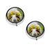 (Guinea Pig) Round Pill Box 3 Compartment Pill Box Mini Decorative Pocket Purse Portable Travel Medicine Tablet Vitamin Holder Organizer Pill Case
