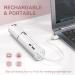 Rechargeable Facial Hair Remover for Women - Painless Hair Removal Device for Face with 2 Replacement Heads - Ideal for Lip, Chin, and Mustache - Buy Online on GoSupps.com