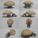 Alenybeby 10-Piece Natural Beech Wood Pacifier Clips - 30mm Strap Holder for DIY Pearl Chain Accessories - Buy Online on GoSupps.com