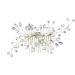 Bridal Flower Side Hair Clips Pearl Flower Hair Piece Wedding Hair Accessories for Brides Bridesmaid Girls Women - Buy Online on GoSupps.com