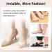 6 Pairs Forefoot Cushions - Women's Invisible Cotton Toe Socks for Pain Relief | Soft Midfoot Pad in Black & Skin Color - Buy Online on GoSupps.com