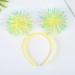 TQUXNGA Festival Christmas Women Students Carnival Hairband Shinning Bouncing Shape Headbands Tinsel Party Hair Hoop Gold - Buy Online on GoSupps.com