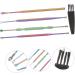 ULTECHNOVO Ear Cleaning Tool Set - Stainless Steel & Plastic Kit with 4 Sets of Ear Spoons & Cleaning Brushes | 5 Pieces | 14.5x3CM - Buy Online on GoSupps.com