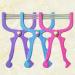 SOLUSTRE 3pcs Facial Hair Removal Spring Set for Women - Eyebrow, Face, and Upper Lip Threading Tool - Purple+Blue+Rosy - Buy Online on GoSupps.com
