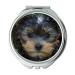 YENDOSTEEN Mirror makeup mirror Dog Puppy Yorkshire Terrier Yorkshire Terrier Puppy pocket mirror portable mirror