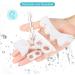4 Pairs Gel Toe Separators and Bunion Correctors - Foot Pain Relief for Hallux Valgus, Crooked Toes, and Hammer Toe Straightening - Buy Online on GoSupps.com
