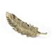Hair Clips Korea Fashion Metal Feather Hairpin Hair Clips Hairpins Hairwear Accessories Women Jewelry Blue Hair Clips (Size : Antique Bronze Plated)