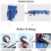 Portable Foldaway Stretcher with 4 Wheels and Seat Belt Emergency Rescue Flat for Hospital Sports Venues Max Load Bearing 350 Lb 0106 - Buy Online on GoSupps.com