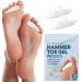 Dr. Frederick's Original Hammer Toe Gels - 2 Pairs - Hammer Toe Support Crest for Women & Men - Joint Realign - Cushion Support & Temporary Splint - Crooked Claw Toe Brace - White - 1 Loop Design Soft - 1 Loop - White