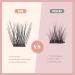 Gerbera-D-12mm WineRozi Lash Extension Clusters - 48 Lightweight Handmade Wispy Individual Lashes - D Curl False Eyelashes - 12mm - 48 Pcs - Buy Online on GoSupps.com
