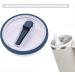 40 oz Tumbler Flip Straw Lid Replacement fit for Stanley Cup Flip Spill Stopper Lids Reusable Tumbler Cover Dustproof Tumbler Cover for Stanley Quencher HydroJug Traveler Dark Blue -1pcs