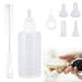 Breeding bottle cat rearing bottle pet pet 60 ml water milk bottle with silicone baby bottle newborn pet small dog puppies cat milk bottle milk feeder with nipple brush set