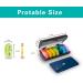 Fullicon 2-Times-a-Day Weekly Pill Organizer - AM PM Pill Box with Multi-Colored Cases - Buy Online on GoSupps.com