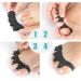 Silicone Toe Spacers Gel Stretcher Separator for Toe Correction - Bunion Corrector for Pain Relief - Plantar Fasciitis and Hammer Toe Straightener for Men and Women - 4 Pairs (Black) - Buy Online on GoSupps.com
