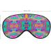 Vintage Neon Rainbow Tie Dye Sleep Mask for Women | Adjustable Eye Shades with Elastic Strap | Best Sleep Accessories - Buy Online on GoSupps.com