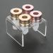 12.1MM DIY Lipstick Silicone Mold Homemade Balm Lip Mold Circle Crafts Tool Kit (Four-hole bracket set) - Buy Online on GoSupps.com