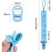 8 Pcs Boys Dummy Clips with Silicone Button Ring Pacifier Holder Leashes - Fits All Pacifiers for Teething Toys - Baby Shower Gift - Buy Online on GoSupps.com