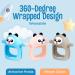 Panda Never Drop Teething Mittens - Baby Teether & Toy for 0-6 Months - Teething Toys for Babies 6-12 Months - Pink - Buy Online on GoSupps.com