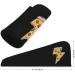 Cool Thunder Cheesy Pizza Microfiber Hair Towel Wrap for Women - Super Absorbent 10x26 Inch Hair Turban with Button - Buy Online on GoSupps.com