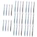Ultechnovo 32 pcs soft toothbrush for adult dental care brush hand tools soft bristle bathing room wash extra soft toothbrush soft fur adjust one -way pregnant woman 1 piece (1 Pack) different colors x 8 pieces