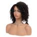 8 inch Short Dreadlock Wig for Black Women Afro Curly Twist Wigs Synthetic Heat Resistant Breathable Faux Locs Braids Hair Wigs With Curly Ends Crochet Braided Wigs (1B Natural Black) 8 Inch (Pack of 1) 1B