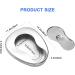 Stainless Steel Bed Pan for Elderly Females - Heavy Duty Set with 30 Disposable Liners - Large Thick Bedpan with Lid for Men and Women - Home Use - Buy Online on GoSupps.com