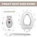 Elongated Toilet Seat With Built-In Potty Training Seat  Slow Close  Child Transition Integrated Toilet Seat  Removable Magnetic Toddler Seat  Thickened Material  Easy Clean  Never Loosen White(18.5) White Elongated - Buy Online on GoSupps.com
