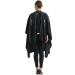SMARTHAIR Professional Salon Cape 54x62 Black - Polyester Haircut Apron, Shampoo & Chemical Resistant - Buy Online on GoSupps.com