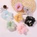 7pcs Elastic Hair Ties & Bobbles - Organza Rings for Women & Kids | Summer Pool Party & Spa Accessories (Mixed Colors) - Buy Online on GoSupps.com