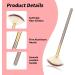 Amaxiu Fan Brushes for Facials Ultra Slim Soft Facial Fan Applicator Brushes Professional Blending Makeup Brush with Comfortable Wood Handle for Mask Mud Cream Makeup Esthetician(10 Pcs Wooden) - Buy Online on GoSupps.com