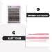 FRCOLOR DIY Eyelash Kit - Individual Lash Clusters Eyelash Extensions Tools Glue Remover & Tweezers - Self Application - Pink - International Shipping - Buy Online on GoSupps.com