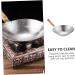 LABRIMP Stainless Steel Griddle Grilling Wok Korean Soup Pots Stainless Steel Saute Pan Chinese Wok Pan Cooking Wok Pot Heavy Duty Wok Pan Kitchen Cooking Pans Steak Wood Japan - Buy Online on GoSupps.com