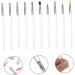 BELLIFFY 10pcs Eye Shadow Brush Makeup Brush Exfoliating Lip Brush Women Eyeshadow Brush Eyeliner - Buy Online on GoSupps.com