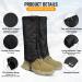 Adiwo Outdoor Gaiters - Waterproof Unisex Hiking & Cycling Accessories 620D Breathable Leg Protection with Zipper 12.99 Inch/33 cm - Buy Online on GoSupps.com