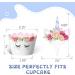 30 Set Unicorn Cupcake Toppers and Wrappers Decorations Birthday Party Cute Unicorn Cupcake Liners with Topper for Girls Baby Shower Birthday Party Decorations (Colorful) - Buy Online on GoSupps.com