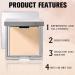 Matte Invisible Poreless Pressed Face Powder - Lightweight Vegan Setting Powder (01#Creamy Natural) | International Shipping Available - Buy Online on GoSupps.com