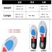 Premium Comfort Gel Sports Insoles for Men & Women - Orthotic Cushion with Arch Support for Plantar Fasciitis & Sore Feet Relief | Large (M 7.5-12 / W 9-13) - Buy Online on GoSupps.com