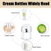 50ML Round Airless Cream Pump Containers Refillable Empty Cream Dispenser Jars Plastic Cream for Lip Balm Sample - Buy Online on GoSupps.com