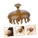 Collbath Wooden Scalp Massage Comb - Wide Tooth Ridge Comb for Effortless Hair Care | Perfect Travel Handheld Wood Comb - Buy Online on GoSupps.com