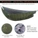 AYAMAYA Hammock Underquilt - Full Length Winter Insulation Blanket for Double Hammock - Dark Green - Buy Online on GoSupps.com