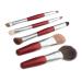 Ipetboom 1 Set Makeup Brush with Bag Face Makeup Brush Beauty Supply Powder Makeup Blush Brush Doll Cake Pan Fairy Houses Ladies Suits Travel Brush Cosmetic Fiber Wool