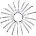 French Barrettes DIY Basics: 20 Silver Metal Hair Clips for Women - 7 cm Durable Hairdresser Accessories - Buy Online on GoSupps.com