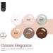 Beetles Gel Nail Polish Kit with Light Starter Kit Classic Elegance 6 Colors Glitter Nude Brownails Neutral Pink Gel Polish Soak Off UV LED Nail Lamp Base Gel Top Coat DIY Home Manicure Gift Classic Elegance Starter Kit - Buy Online on GoSupps.com