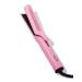 Airflow Styling Flat Iron 2 in 1 Hair Straightener & Curler Ceramic Plates Tourmaline Coating 360 Degree Air Vents Sunny Styler - Pink