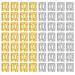 MenYiYDS- Dreadlocks Accessories 100pcs Pearl Adjustable Aluminum Woven Hair Accessories (Gold and Silver)