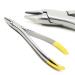 MEDSPO Professional Dental Pliers | Orthodontic Braces Wire Bending Loop Forming Pliers | Bracket Remover | Band Arch Wire Cutters (Bird Beak Plier TC)